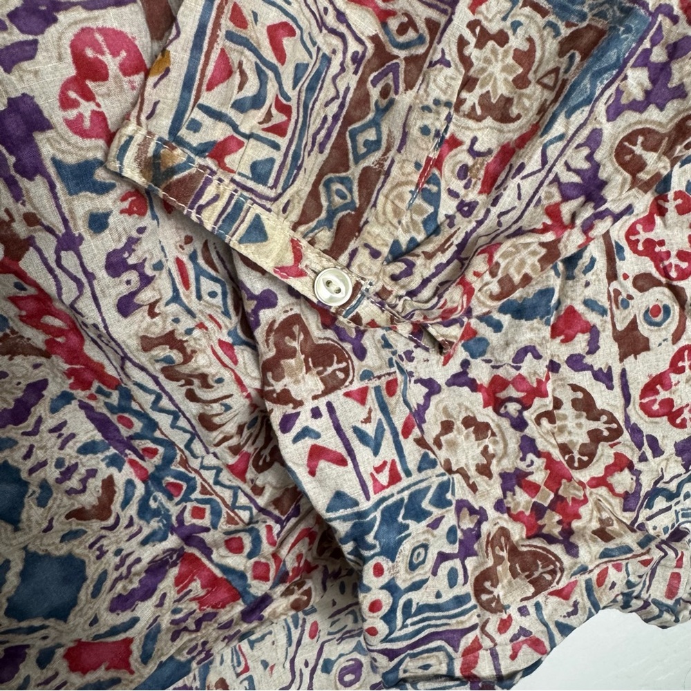Ralph Lauren Colorful Abstract Print Top - Picture 5 of 8